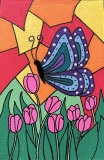 Butterfly-with-Stained-Glass-and-Pink-Tulips