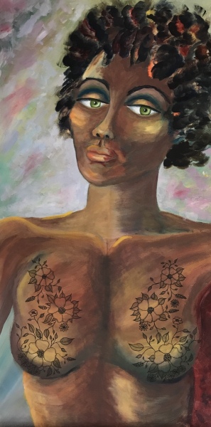 Up Close, Survivor, Acrylic, 24x48